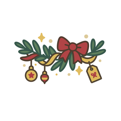 Gift-Wrap Garland Accents